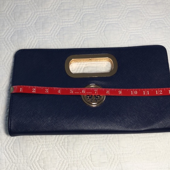 Blue Clutch Handbag - Picture 5 of 7
